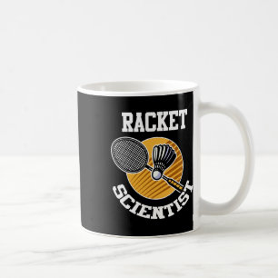 Caneca De Café Engraçado Dminton Player Shirt Racket Scientist Dm
