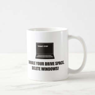 Caneca De Café Engraçado - dobre seu espaço da movimentação.