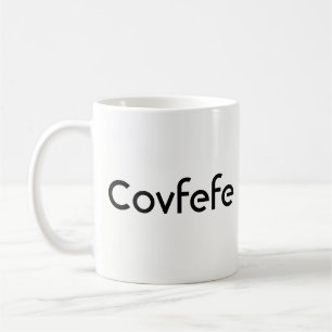 Caneca De Café Engraçado Donald Trump "Covfefe"