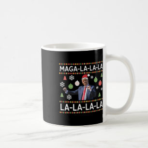 Caneca De Café Engraçado Donald Trump Fez O Suéter De Natal. La L