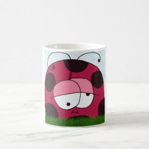 Caneca De Café Engraçado e Chubby Ladybug