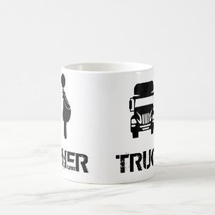 Caneca De Café Engraçado e legal Madre Trucker por Storeman