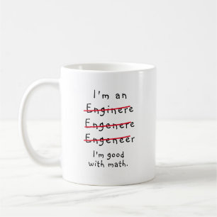 Caneca De Café Engraçado engenheiro de novidade, sou um engenhei