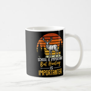 Caneca De Café Engraçado Escola E Gráfico De Caça Para Meninas E