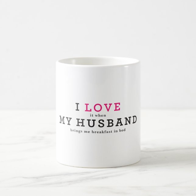 Caneca De Café Engraçado Eu Amo Quando Meu Marido (Centro)