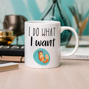 Caneca De Café Engraçado eu fazer o que eu quero
