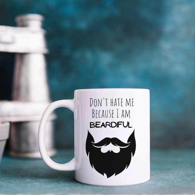 Caneca De Café Engraçado Eu Sou Barbudo (Criador carregado)