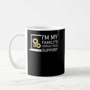 Caneca De Café Engraçado Eu sou o computador de suporte técnico n
