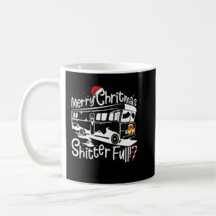 Caneca De Café Engraçado Feliz Natal Shitters Cheio Sueco Feio 2