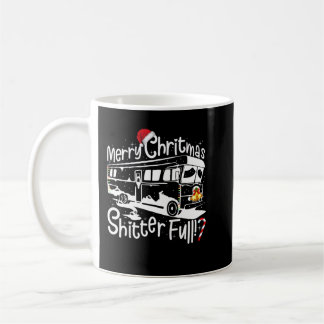 Caneca De Café Engraçado Feliz Natal Shitters Cheio Sueco Feio 2