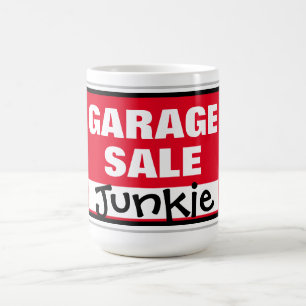 Caneca De Café Engraçado Garage Sale Junkie