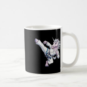 Caneca De Café Engraçado Garota do Unicórnio Karate I Taekwondo A