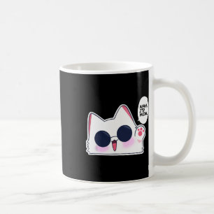 Caneca De Café Engraçado Gato Engraçado Anime Meme Nah Eu ganhari