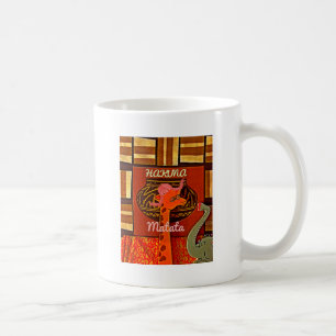 Caneca De Café Engraçado Girafa com legal texto Hakuna Matata Des