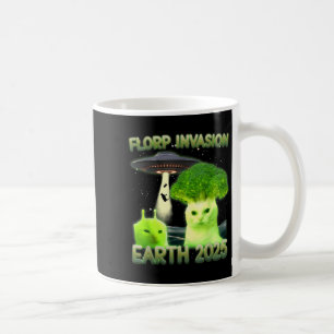Caneca De Café Engraçado Glerp Glorp Alienígena Engraçada Cat Mem