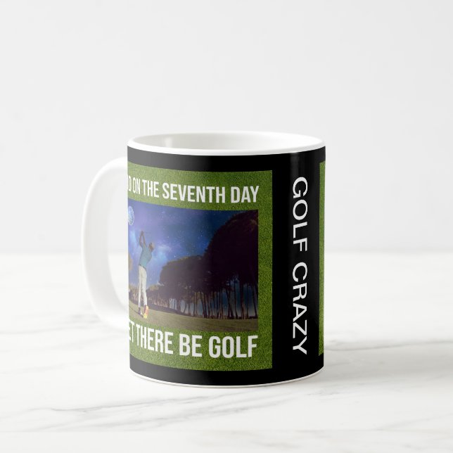 Caneca De Café Engraçado Golf Mug (Frente Esquerda)