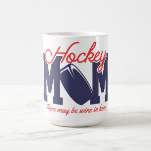 Caneca De Café Engraçado Hockey Mãe
