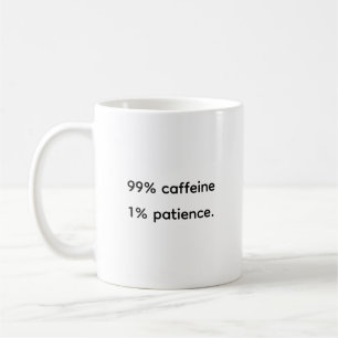 Caneca De Café Engraçado Humor Citação Sarcasmo Viciado em Café e