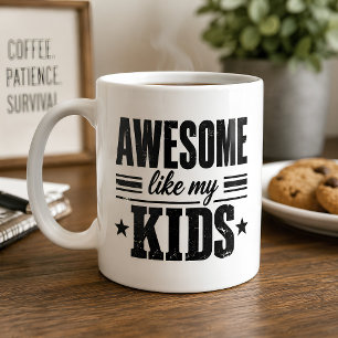 Caneca De Café Engraçado Incrível Como Meus Filhos Orgulhoso Pai