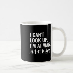 Caneca De Café Engraçado Jogador De Telefone, Eu Não Posso Olhar