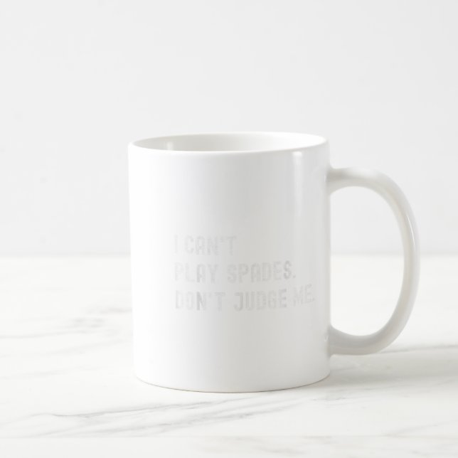 Caneca De Café Engraçado jogo de cartas que eu não posso jogar es (Direita)