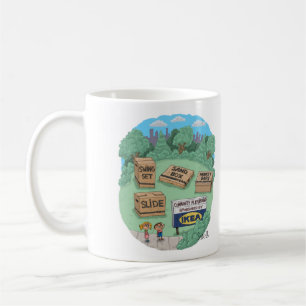 CANECA DE CAFÉ ENGRAÇADO JOGO DE IKEA