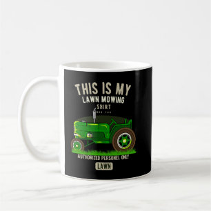 Caneca De Café Engraçado Landscaper Lawn Mow Grass Retro Este É O