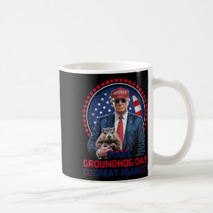 Caneca De Café Engraçado, Legal Trump Groundhog Torna o Dia do Gr