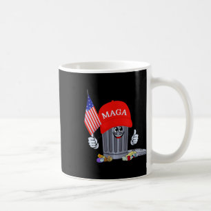 Caneca De Café Engraçado lixo pode Personagem de desenho animado 
