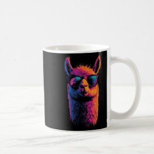 Caneca De Café Engraçado Llama Com Pulmões Coloridos Sem Drama An