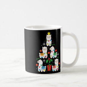 Caneca De Café Engraçado Llama Natal Ornament Decor Gift Wom