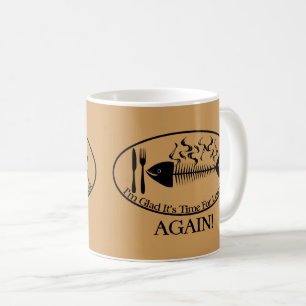 Caneca De Café Engraçado Lutefisk Fish Dia de os pais Coffee Mug