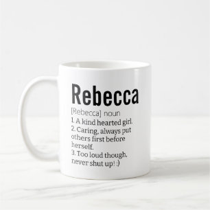 Caneca De Café Engraçado melhor definição de Rebecca LPA Nwarfism