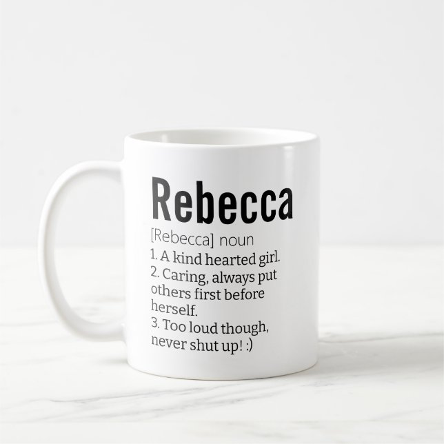 Caneca De Café Engraçado melhor definição de Rebecca LPA Nwarfism (Esquerda)
