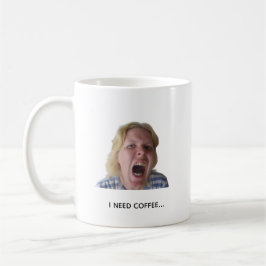 Caneca de Café Engraçado Meme Humor de Banheiro