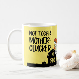 Caneca De Café Engraçado Motherclucker Rooster Coffee Mug, Taça