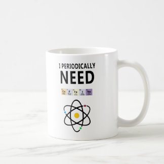 Caneca De Café Engraçado Mug de Química - Eu Periodicamente Preci