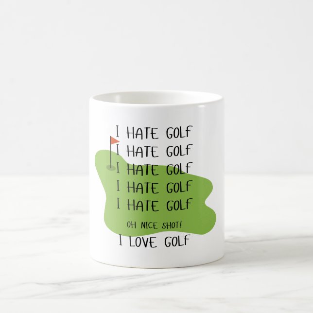 Caneca De Café Engraçado Mug para Golf Lovers (Centro)