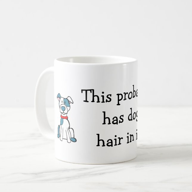 Caneca De Café Engraçado Mutt Mug (Frente Esquerda)