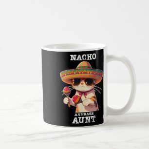Caneca De Café Engraçado Nacho Média Tia Cinco De Mayo Mexicano