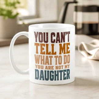 Caneca De Café Engraçado Não É Minha Filha