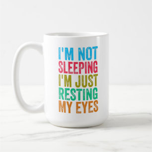 Caneca De Café engraçado, não estou dormindo. Estou descansando o