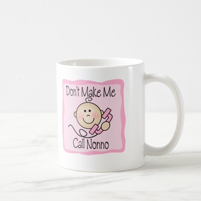 Caneca De Café Engraçado não me faça a chamada Nonno (Direita)