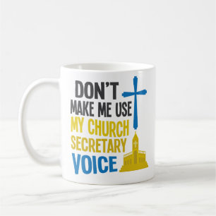 Caneca De Café Engraçado não me faça usar meu secretário Voz