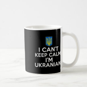 Caneca De Café Engraçado Não Posso Manter a Calma Sou Ucraniano P
