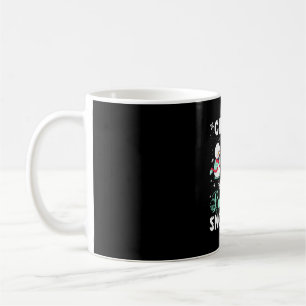 Caneca De Café Engraçado Natal Enrolando Com Minha Pré-Escola Sno