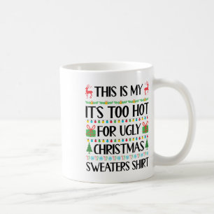 Caneca De Café Engraçado Natal Muito Feio Suados De Natal Mulhere