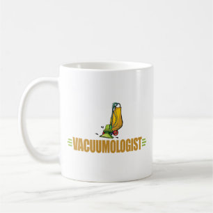 Caneca De Café Engraçado no vácuo