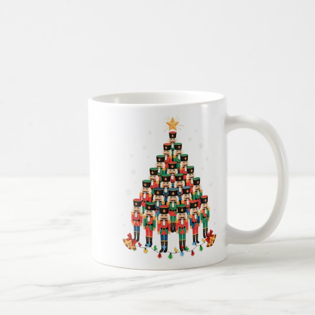 Caneca De Café Engraçado Nocaucheira Árvore de Natal Xmas Homens  (Direita)