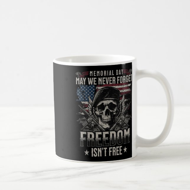Caneca De Café Engraçado Nunca Esquecermos Que Liberdade Não É Me (Direita)